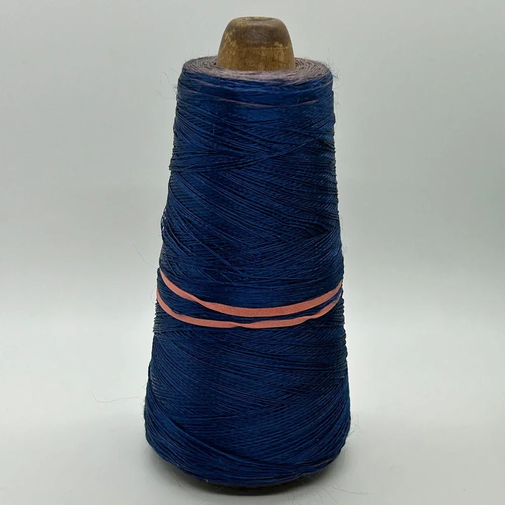 Vintage Thread 5 Large Spools Black Blue Green Cream Gold Pre Owned ‎ RARE